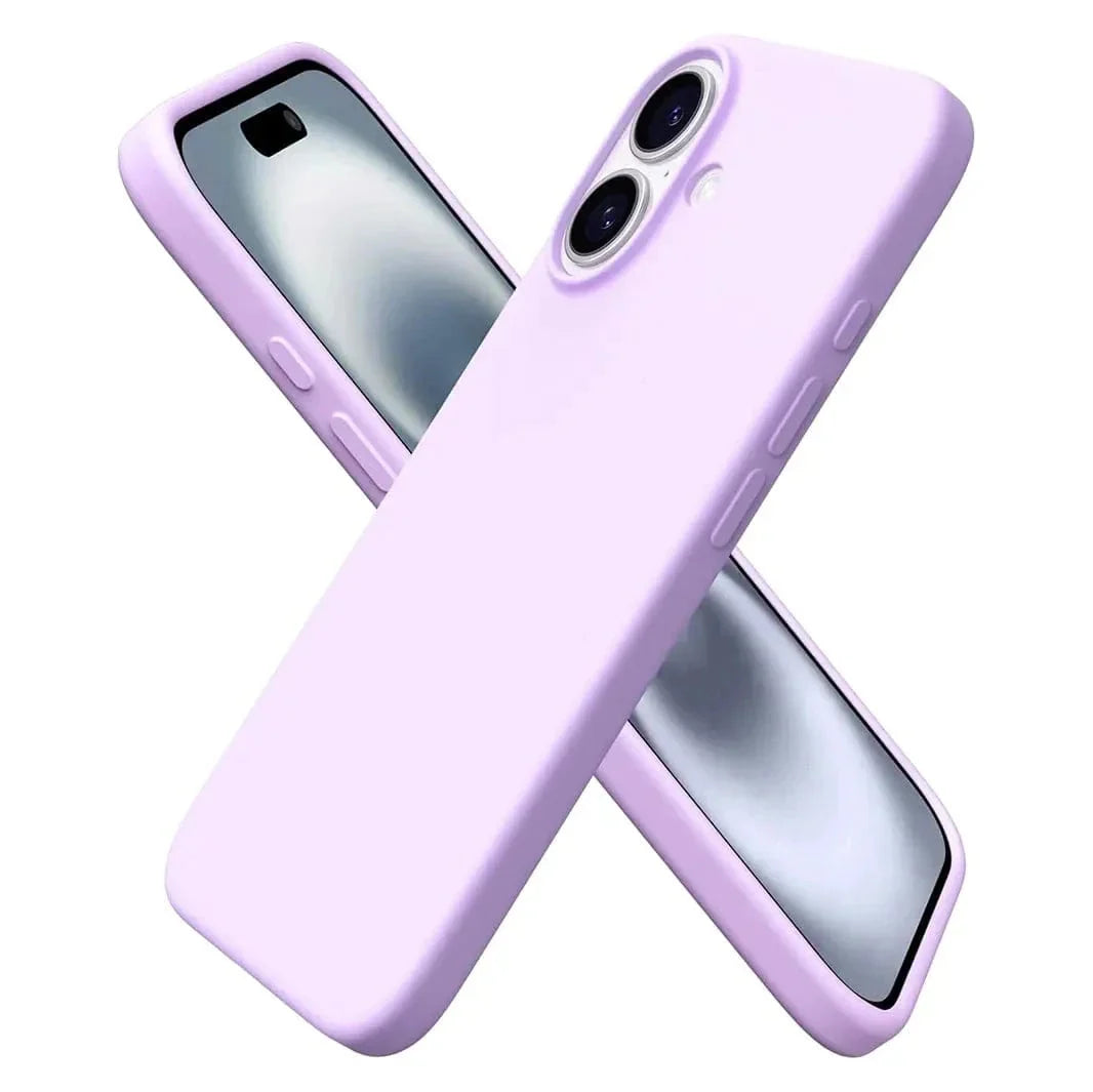 Liquid Silicone inner microfiber Case for iPhone 17