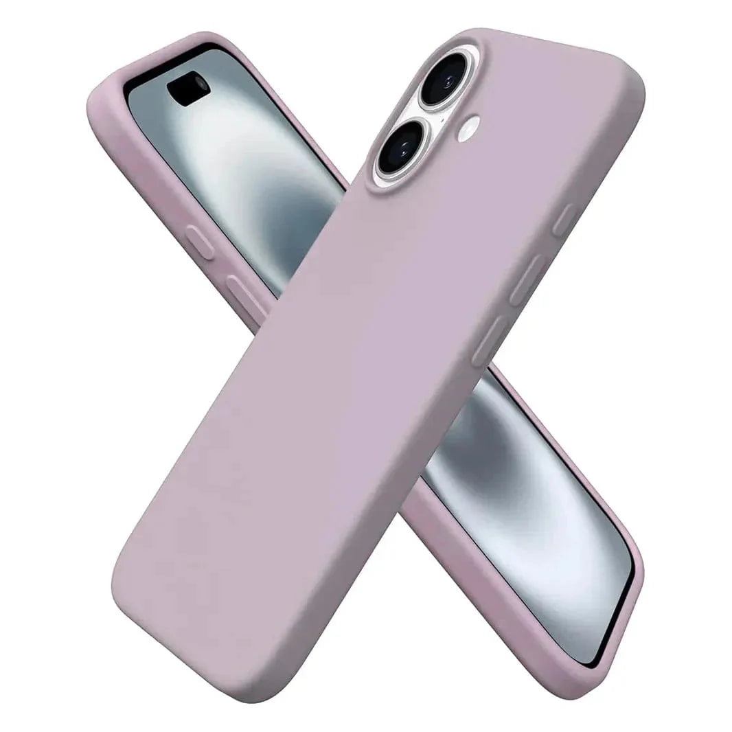 Liquid Silicone inner microfiber Case for iPhone 17