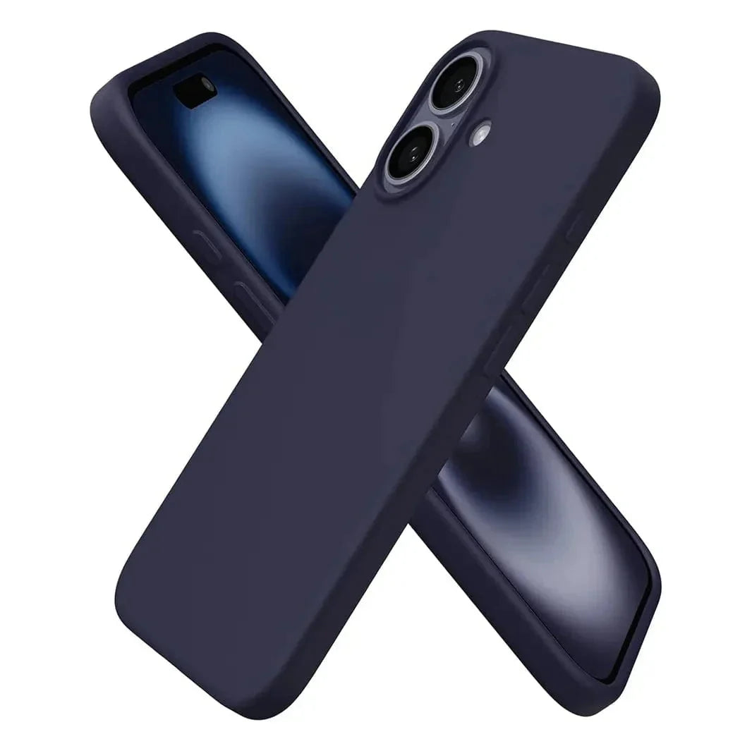 Liquid Silicone inner microfiber Case for iPhone 17