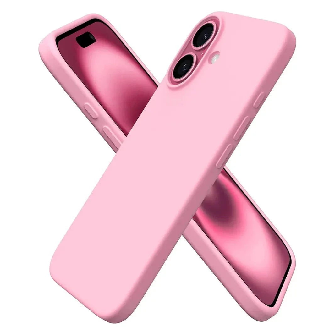 Liquid Silicone inner microfiber Case for iPhone 17