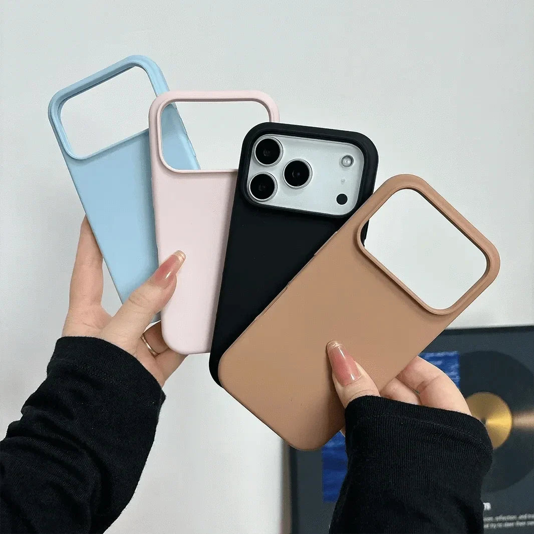 Liquid Silicone inner microfiber Case for iPhone 17 Pro