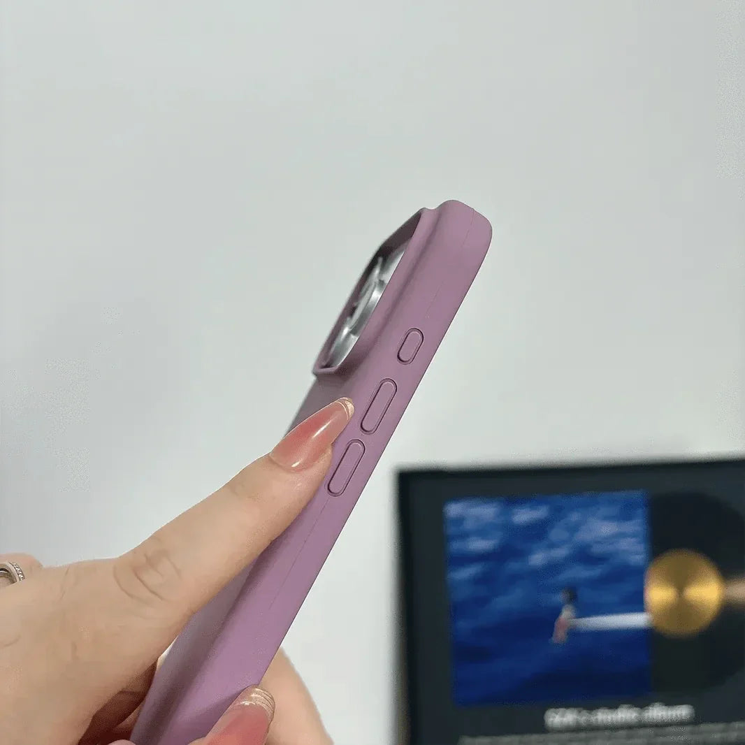 Liquid Silicone inner microfiber Case for iPhone 17 Pro