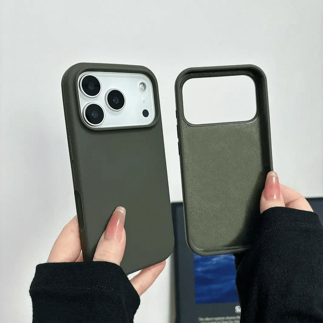 Liquid Silicone inner microfiber Case for iPhone 17 Pro Max
