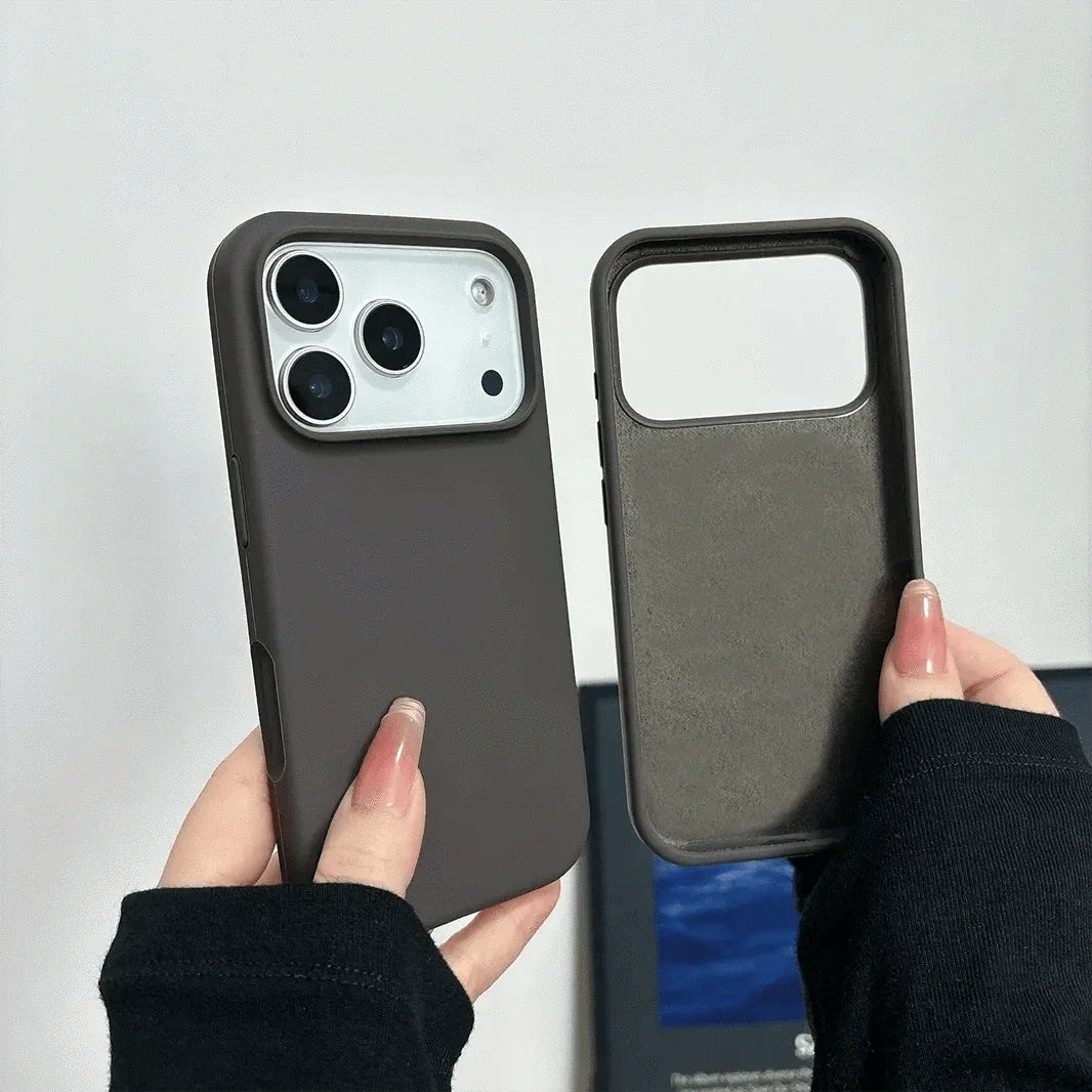 Liquid Silicone inner microfiber Case for iPhone 17 Pro