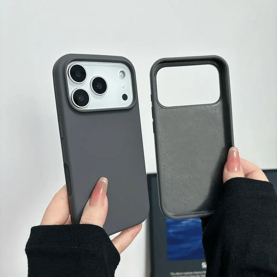 Liquid Silicone inner microfiber Case for iPhone 17 Pro