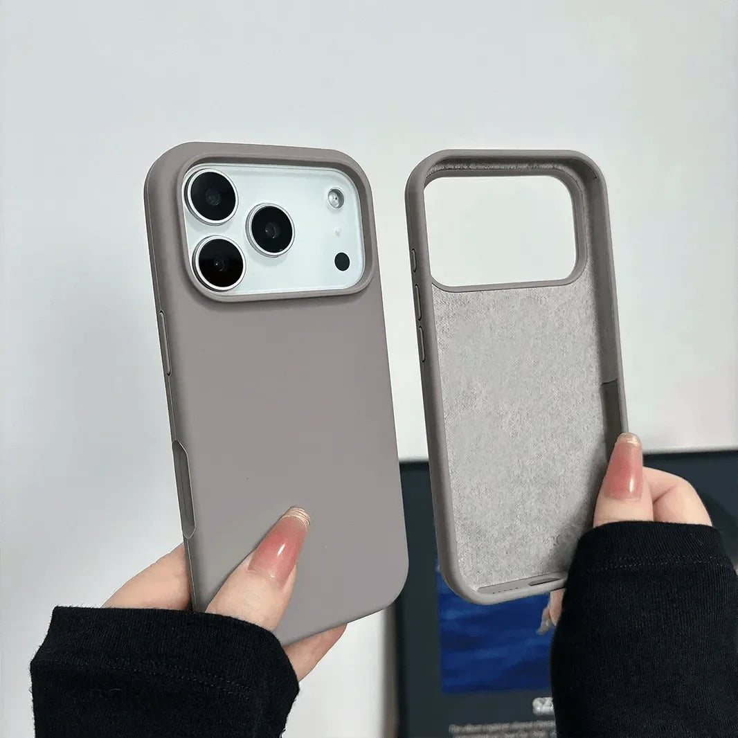 Liquid Silicone inner microfiber Case for iPhone 17 Pro Max