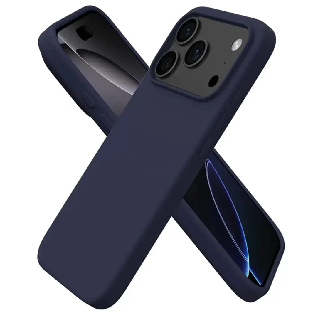 Liquid Silicone inner microfiber Case for iPhone 17 Pro