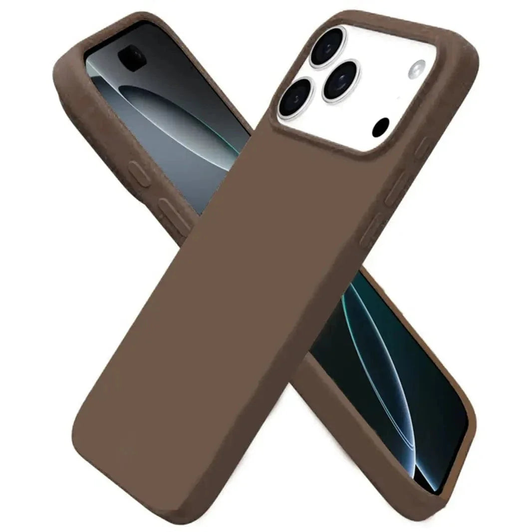 Liquid Silicone inner microfiber Case for iPhone 17 Pro