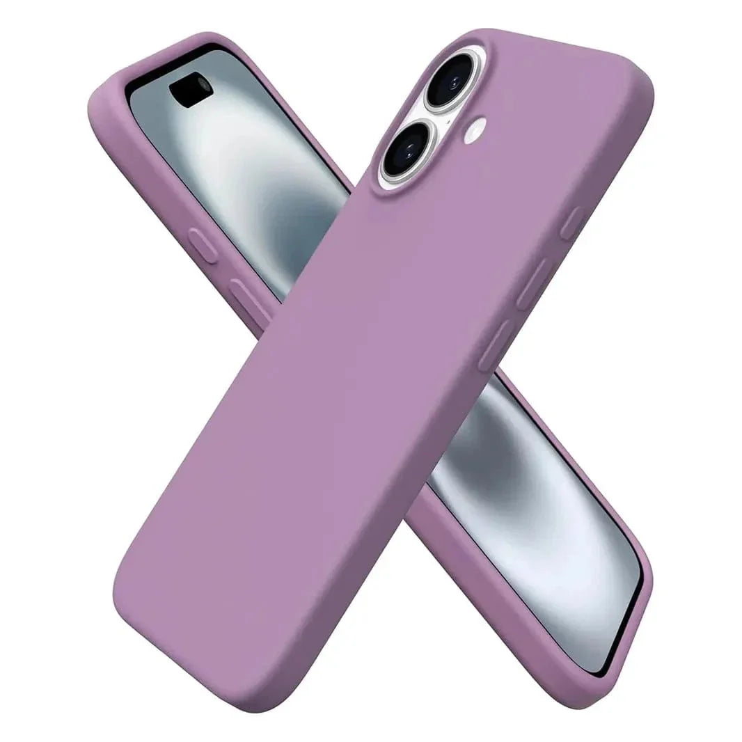 Liquid Silicone inner microfiber Case for iPhone 17