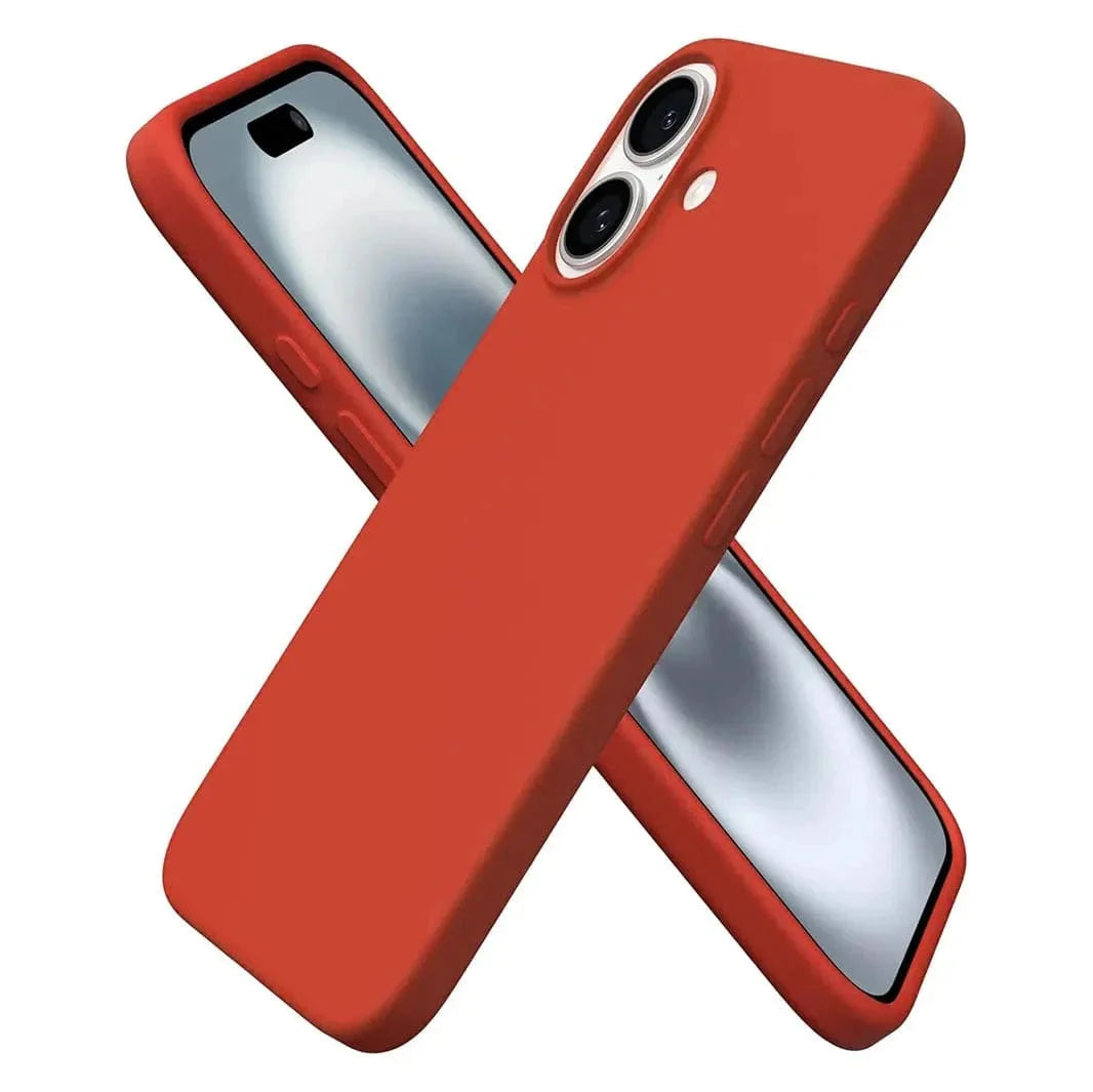 Liquid Silicone inner microfiber Case for iPhone 17