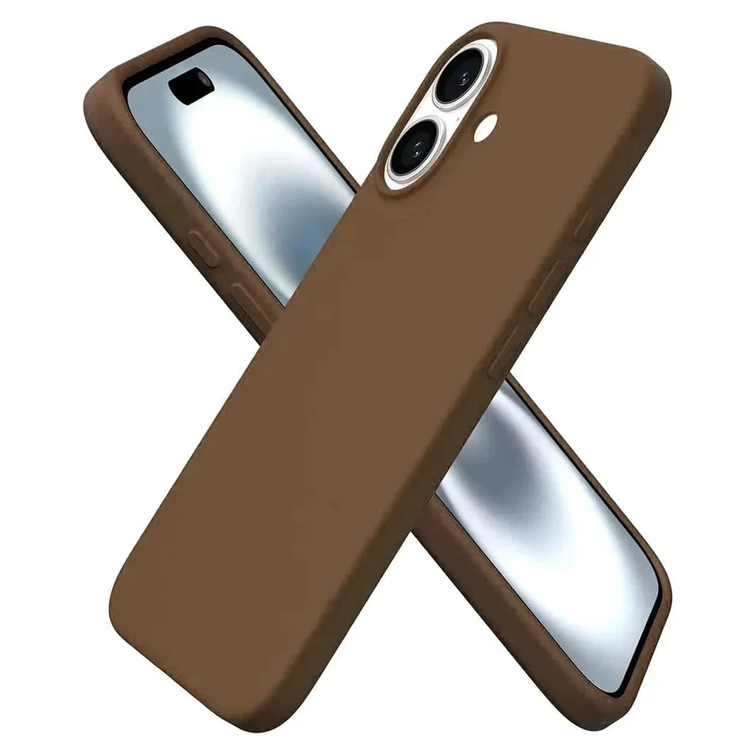 Liquid Silicone inner microfiber Case for iPhone 17