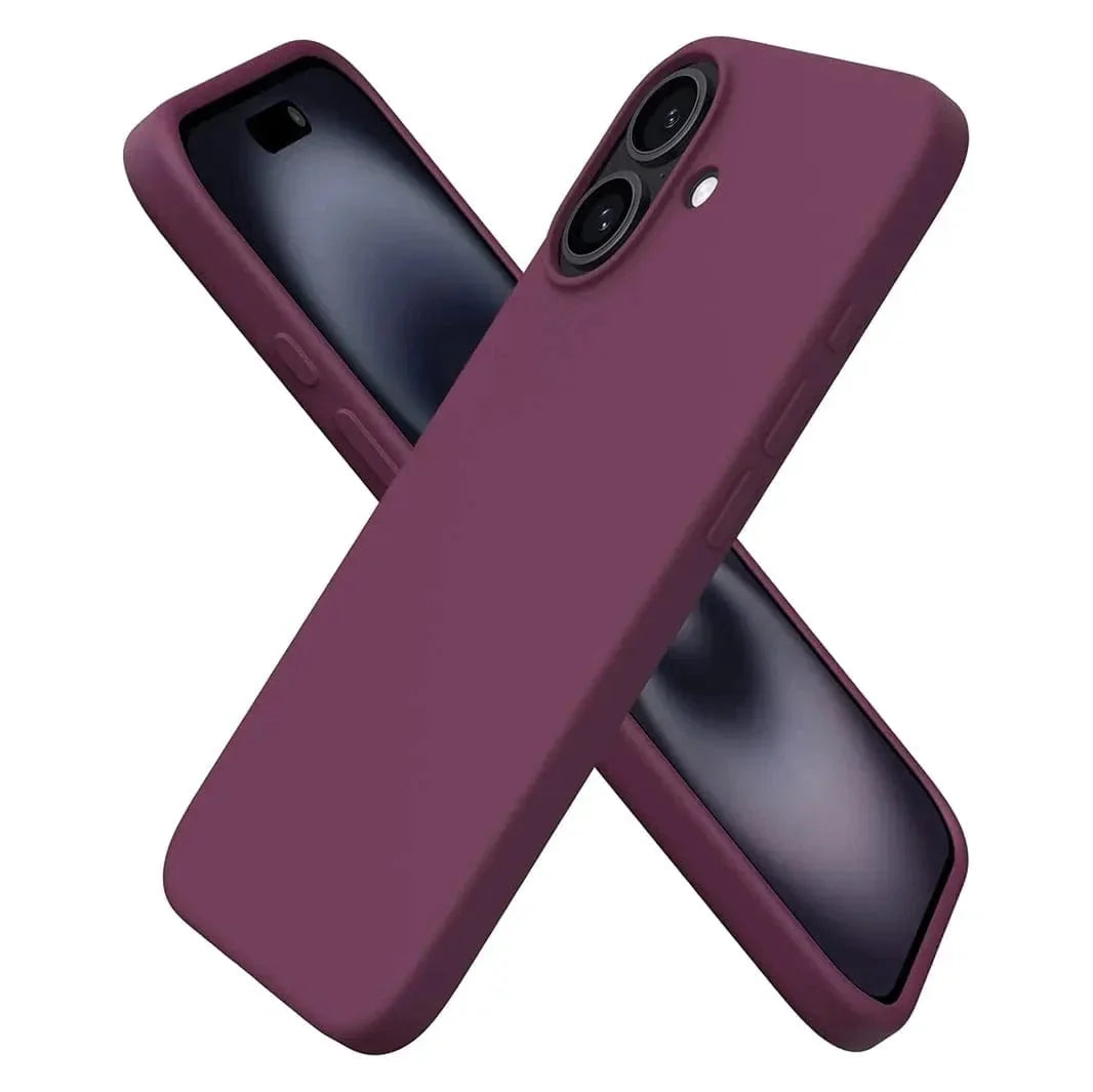 Liquid Silicone inner microfiber Case for iPhone 17