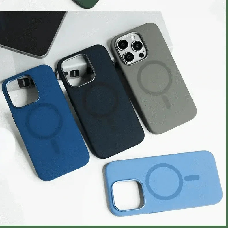 Liquid Silicone Magsafe Hard Case for iPhone 15 Pro Max