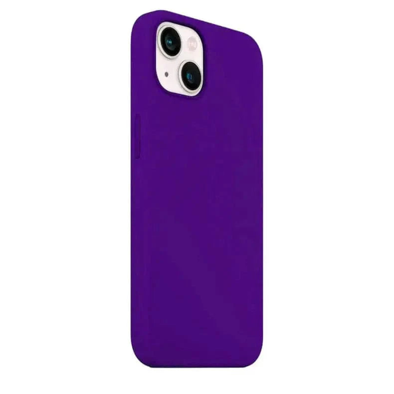 Liquid Silicone Microfiber Slim Soft Touch Phone Back Case for Apple iPhone