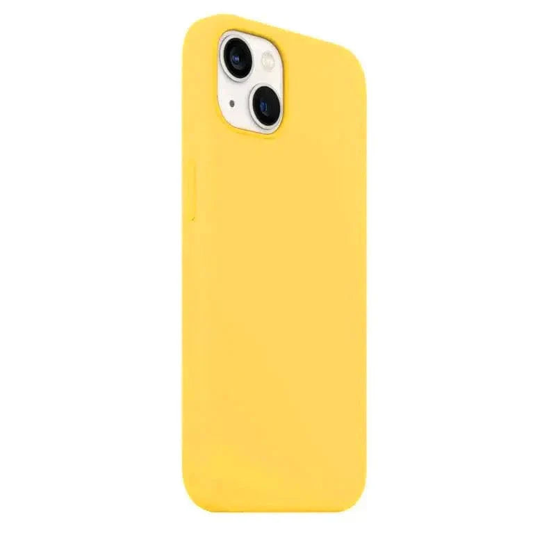 Liquid Silicone Back Case for iPhone 12 Pro Max Turmeric Yellow Back Cases