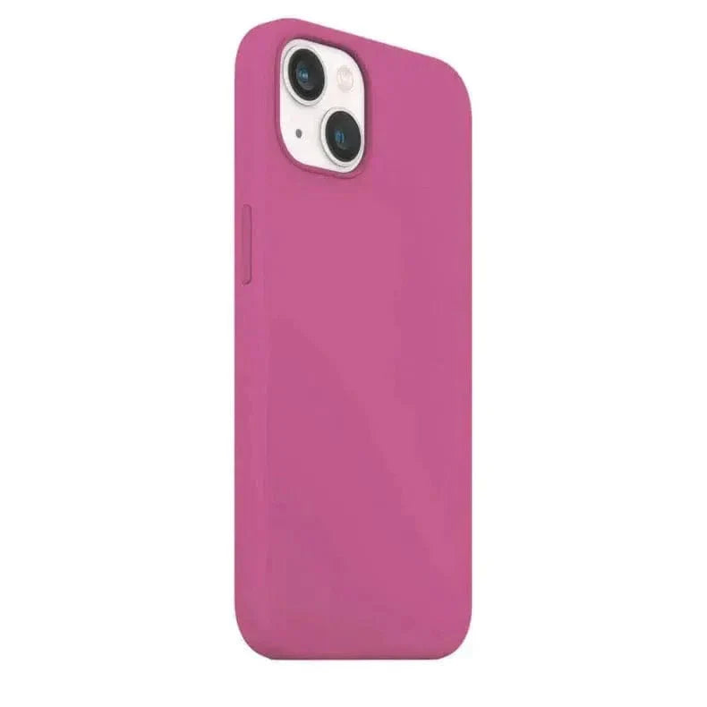 Liquid Silicone Back Case for iPhone 13 mini Deep Pink Back Cases