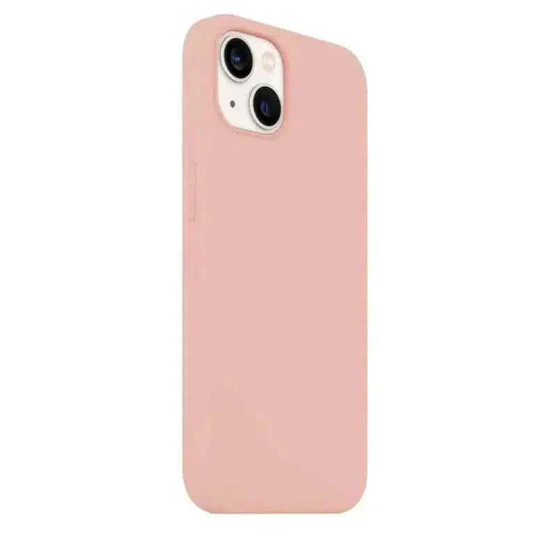 Liquid Silicone Back Case for iPhone 14 Plus Peach Back Cases