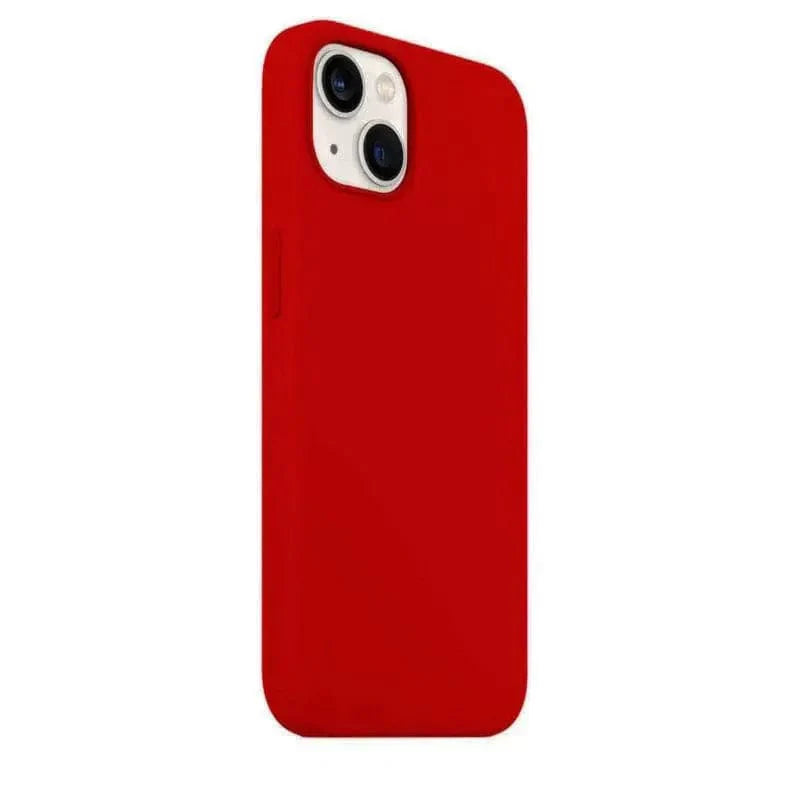 Liquid Silicone Microfiber Slim Soft Touch Phone Back Case for Apple iPhone