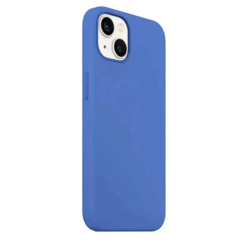 Liquid Silicone Back Case for iPhone 14 Plus Surf Blue Back Cases