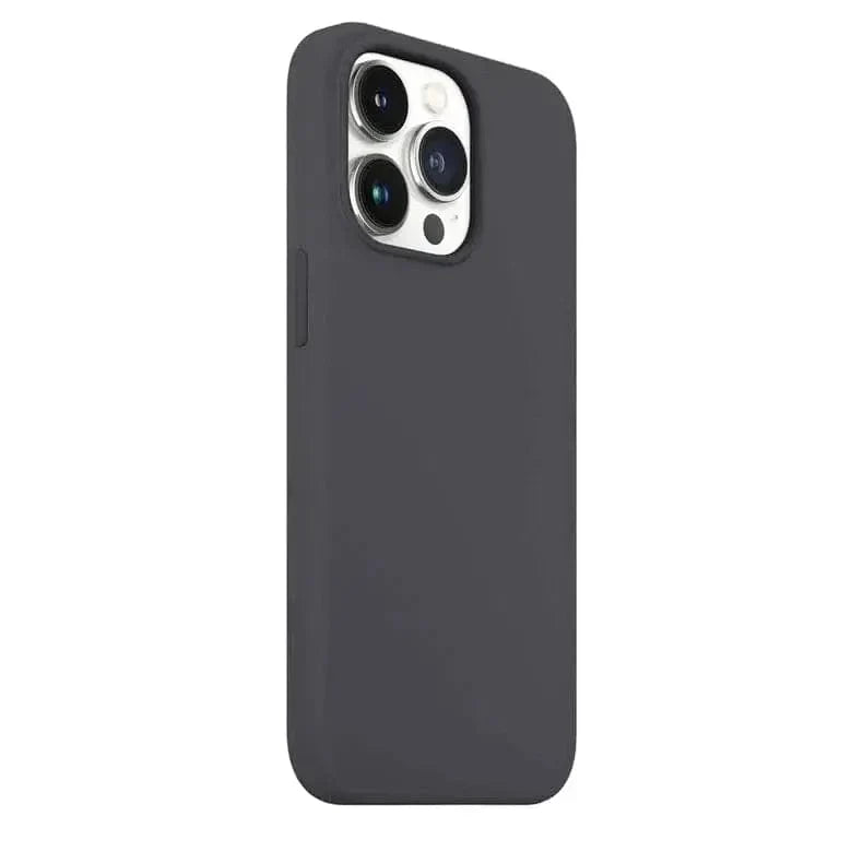 Liquid Silicone Back Case for iPhone 13 Pro Max Dark Grey Back Cases