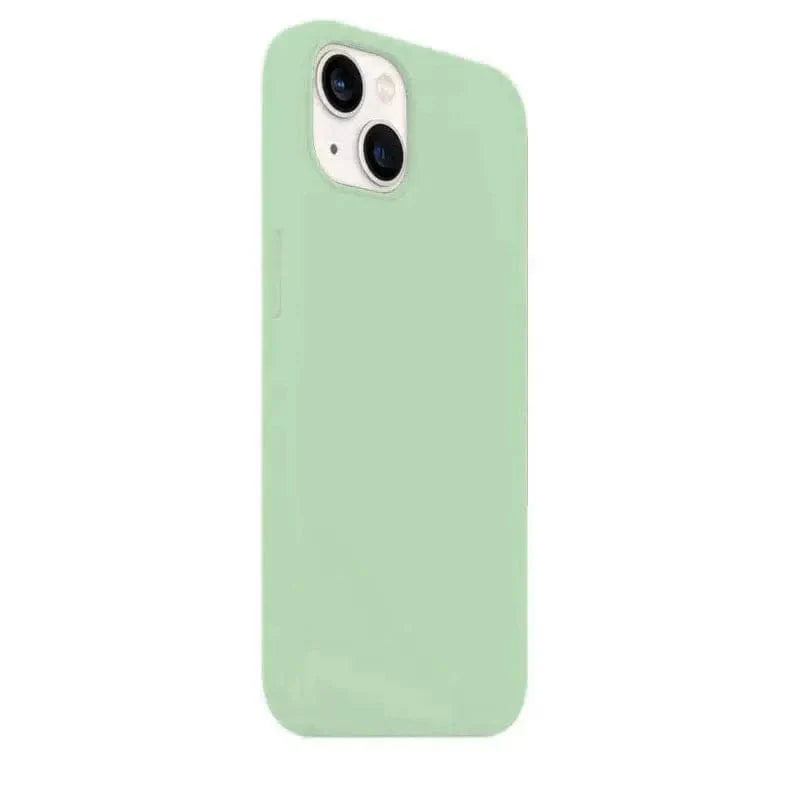 Liquid Silicone Microfiber Slim Soft Touch Phone Back Case for Apple iPhone