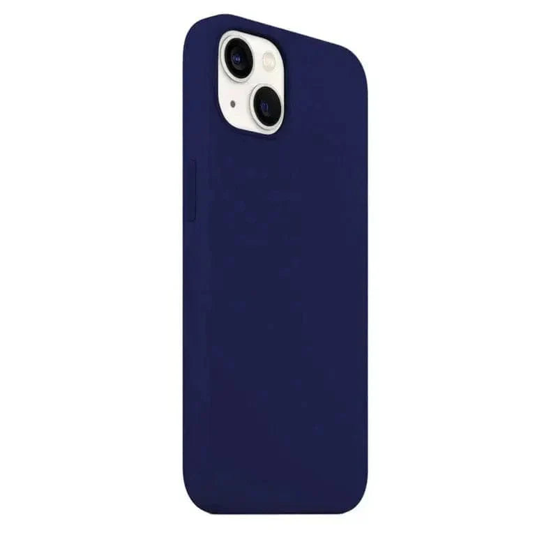 Liquid Silicone Back Case for iPhone 15 Pro Ink Blue Back Cases