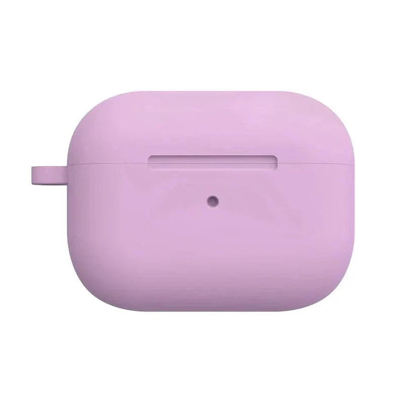 Liquid Silicone Soft Skin with front LED visible Case for Apple Airpods