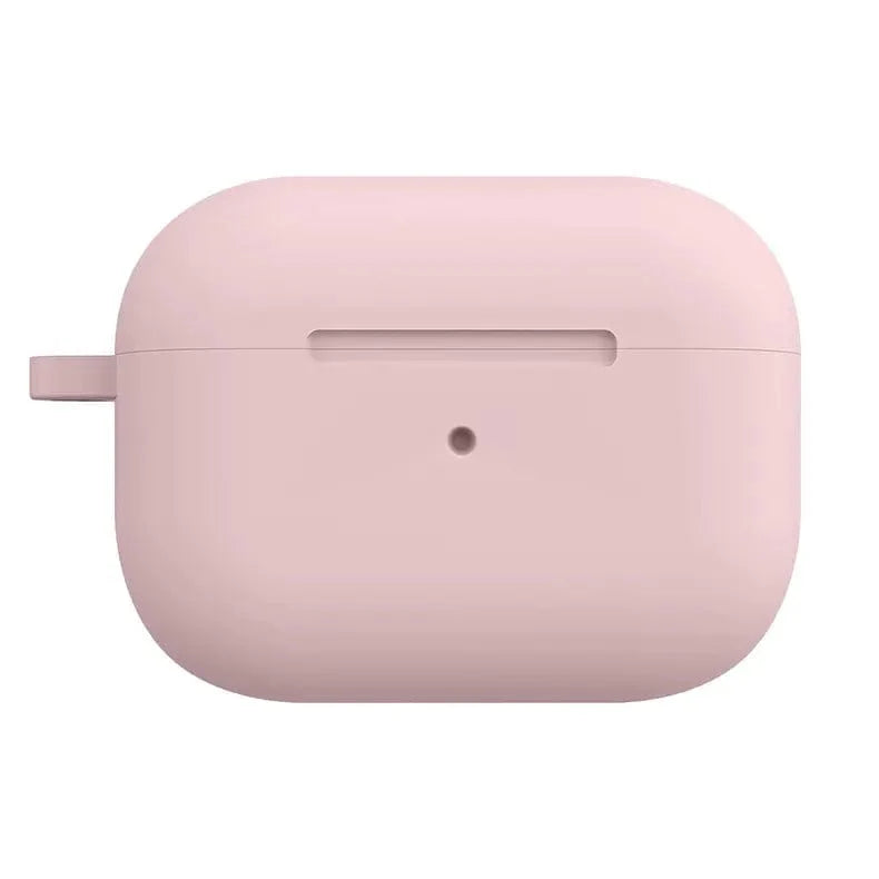 Liquid Silicone Soft Skin with front LED visible Case for Apple Airpods