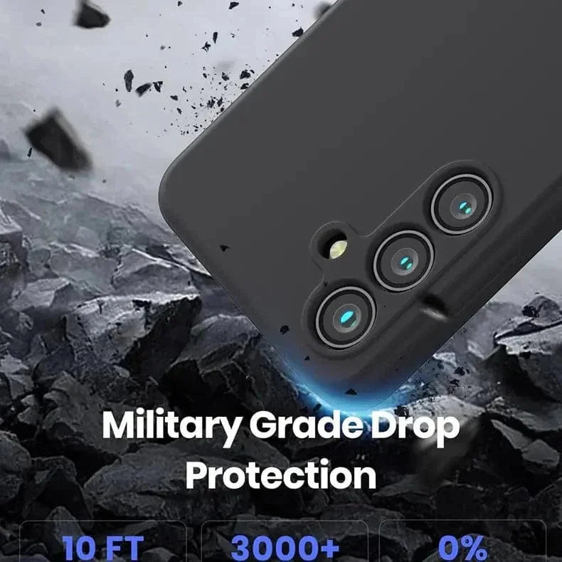 Liquid Silicone Soft Touch Feel hard Case for Samsung S25