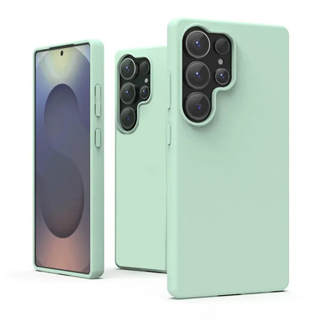 Liquid Silicone Soft Touch Feel hard Case for Samsung S25 Ultra