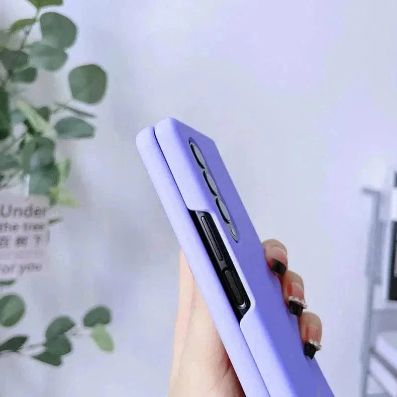 Liquid Silicone Soft Touch Feel hard Case for Samsung Z Fold5