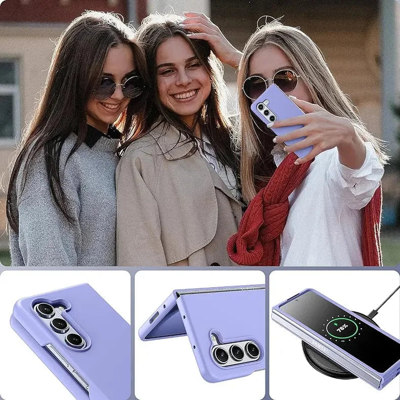 Liquid Silicone Soft Touch Feel hard Case for Samsung Z Fold5