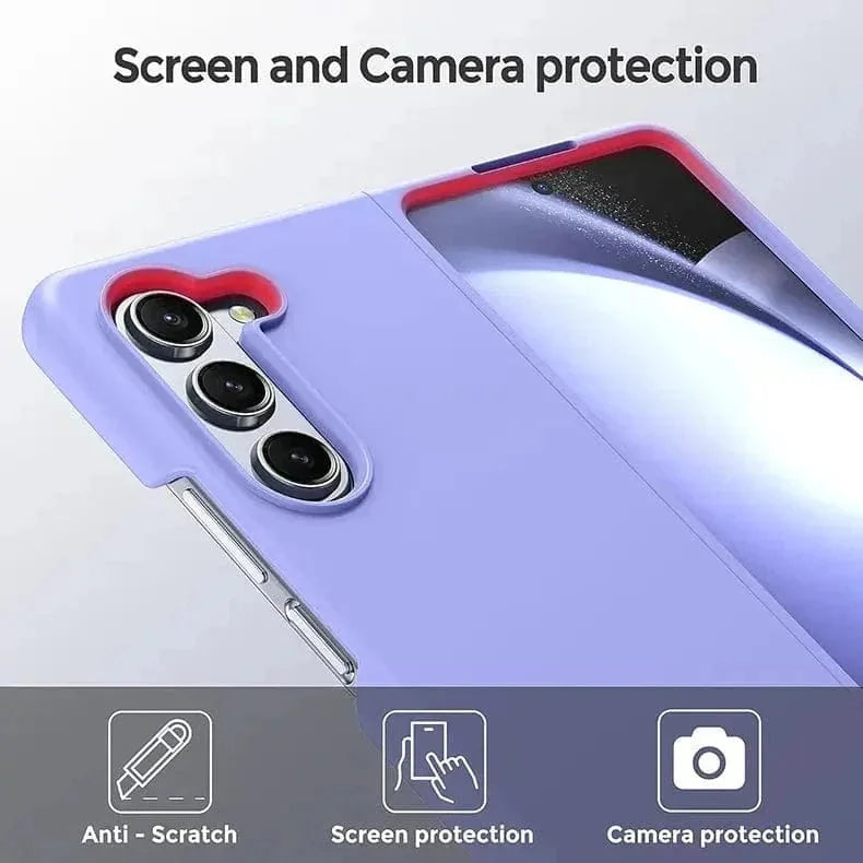 Liquid Silicone Soft Touch Feel hard Case for Samsung Z Fold5