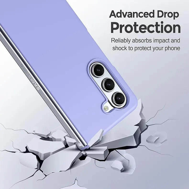 Liquid Silicone Soft Touch Feel hard Phone Back Case for Samsung Galaxy Z Fold