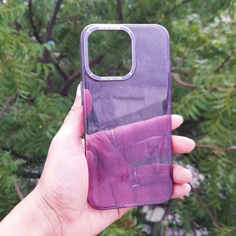 Luxury Bling Transparent Shiny Glitter Hard Case for iPhone 13 Pro Max