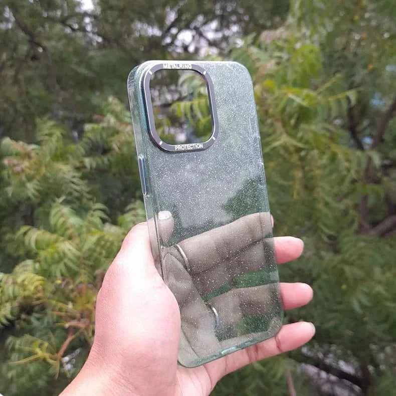 Luxury Bling Transparent Shiny Glitter Hard Case for iPhone 14