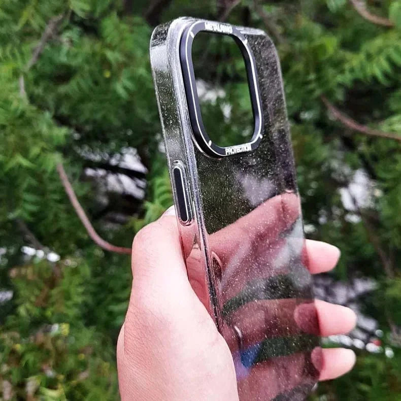 Luxury Bling Transparent Shiny Glitter Hard Case for iPhone 14 Pro