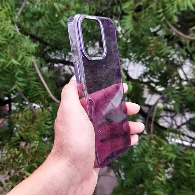 Luxury Bling Transparent Shiny Glitter Hard Case for iPhone 14 Pro