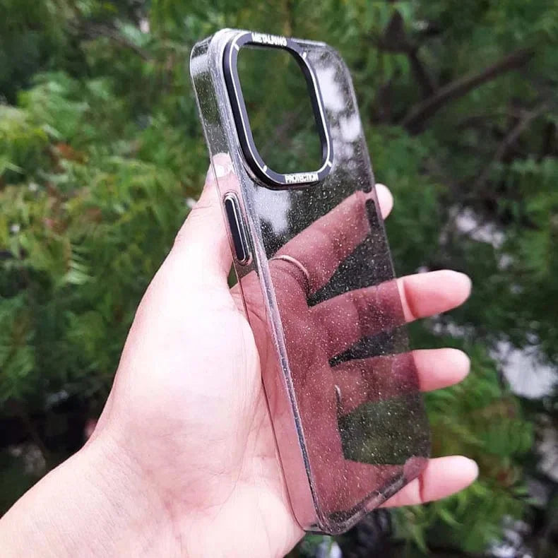 Luxury Bling Transparent Shiny Glitter Hard Case for iPhone 14 Pro Max