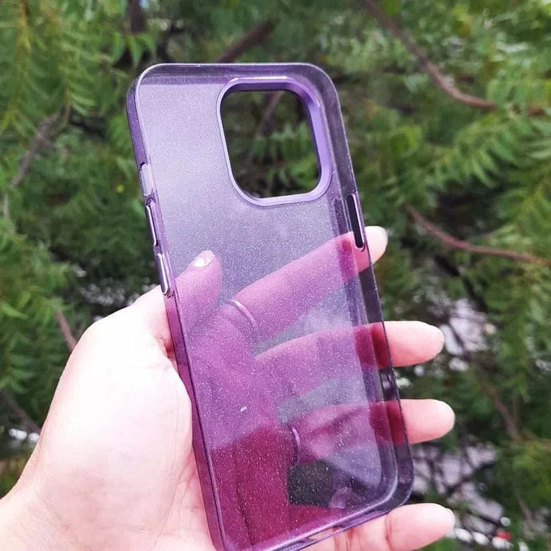 Luxury Bling Transparent Shiny Glitter Hard Case for iPhone 14 Pro Max