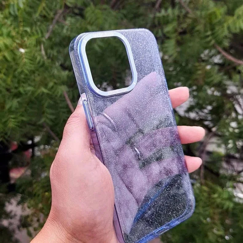 Luxury Bling Transparent Shiny Glitter Hard Case for iPhone 14 Pro Max