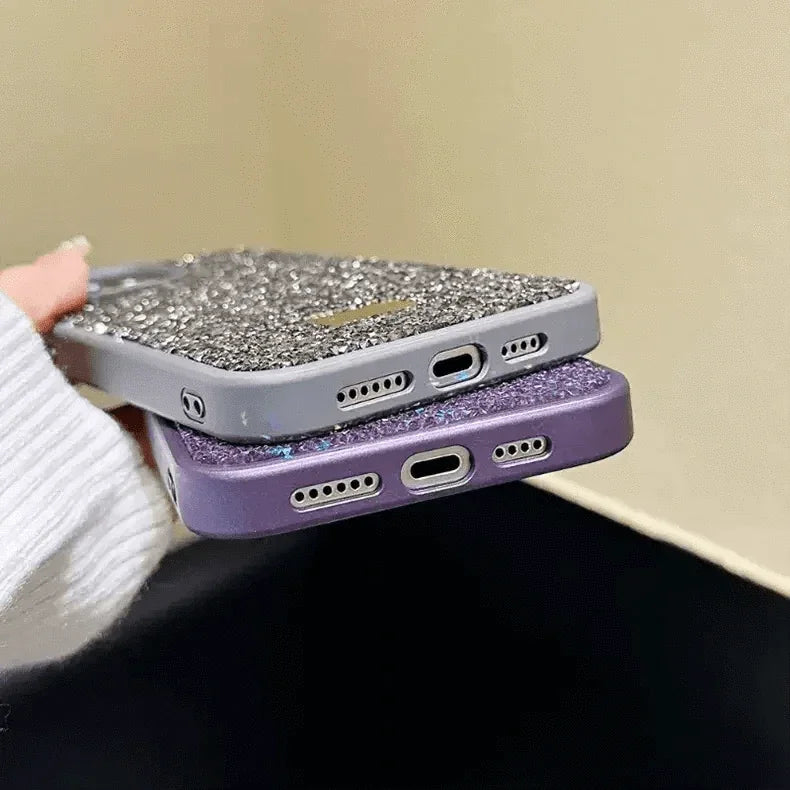 Luxury Glitter Diamond Bling Shockproof Hard Case for iPhone 15 Pro