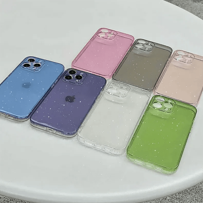 Luxury Shiny Glitter Clear Case for iPhone Back Cases