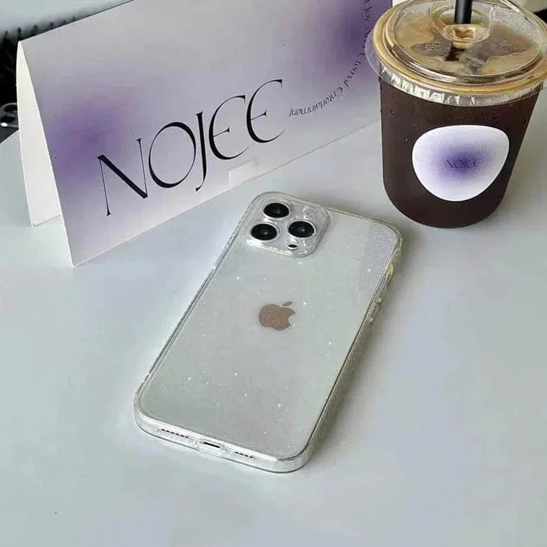 Luxury Shiny Glitter Clear Hard Case for iPhone 12