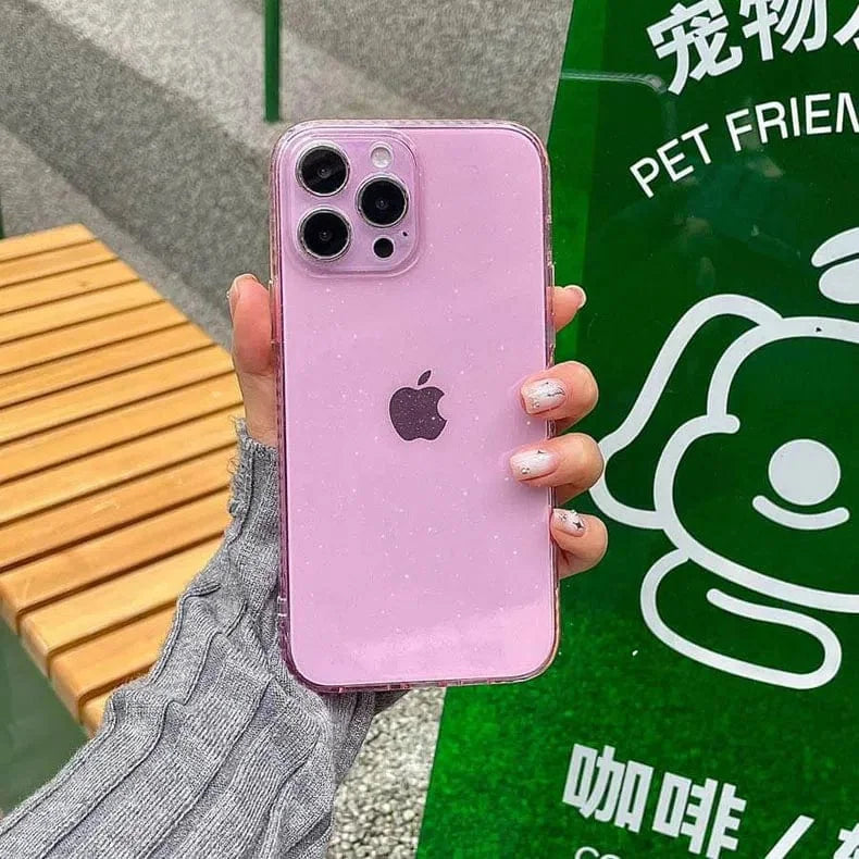 Luxury Shiny Glitter Clear Hard Case for iPhone 12 Pro