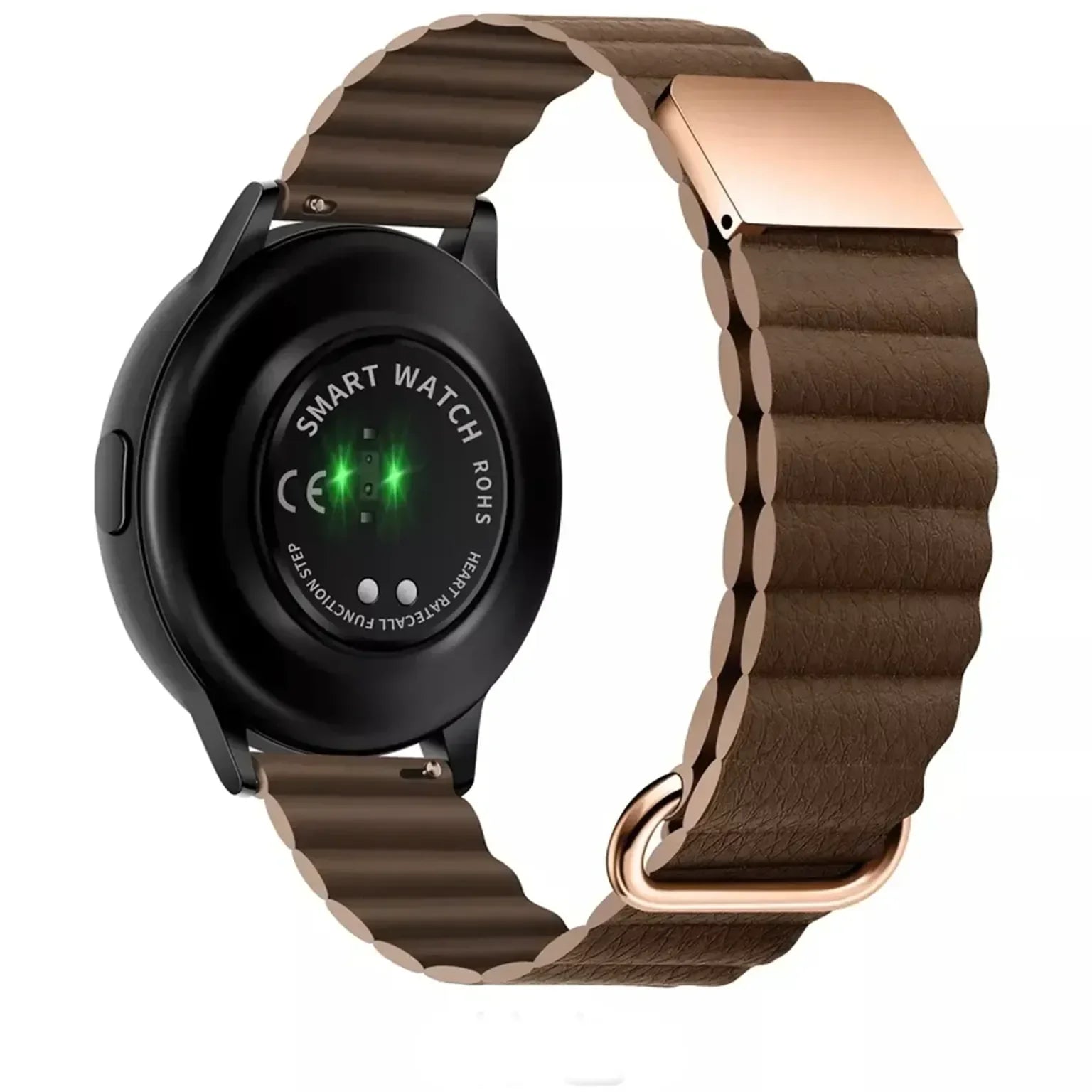 Magnetic Leather Texture Band for Smartwatch 20mm