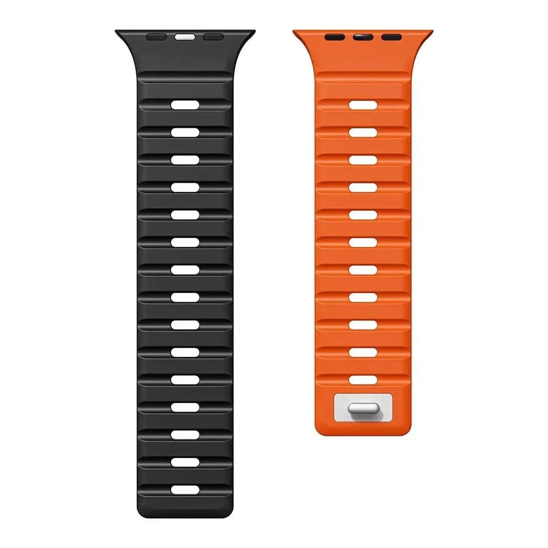 Magnetic Silicone Sports Band for Apple Watch 42 | 44 | 45 | Ultra 49 | 46mm S10