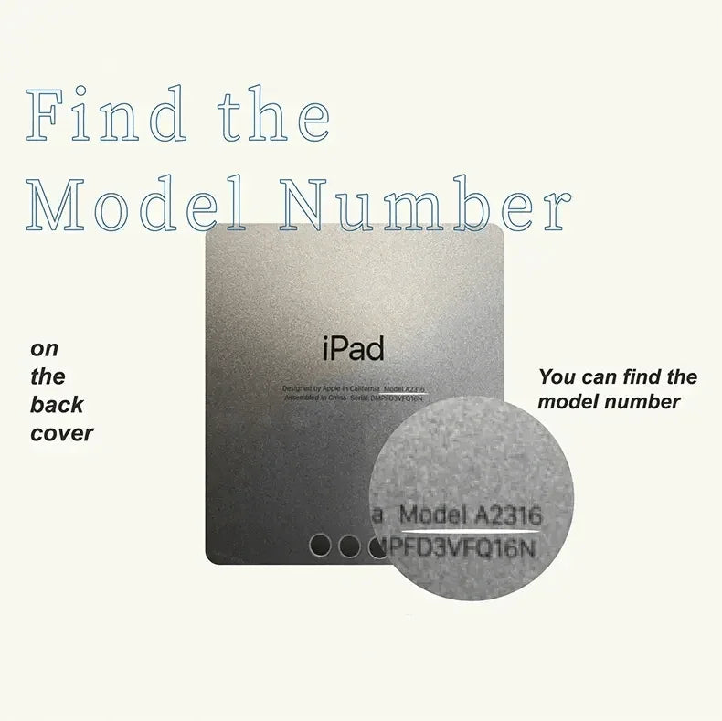 Magnetic Smart Trifold Slim Cover for iPad Pro 3 | Pro 4 | Pro 5 M1 | Pro 6 M2 (12.9-inch)