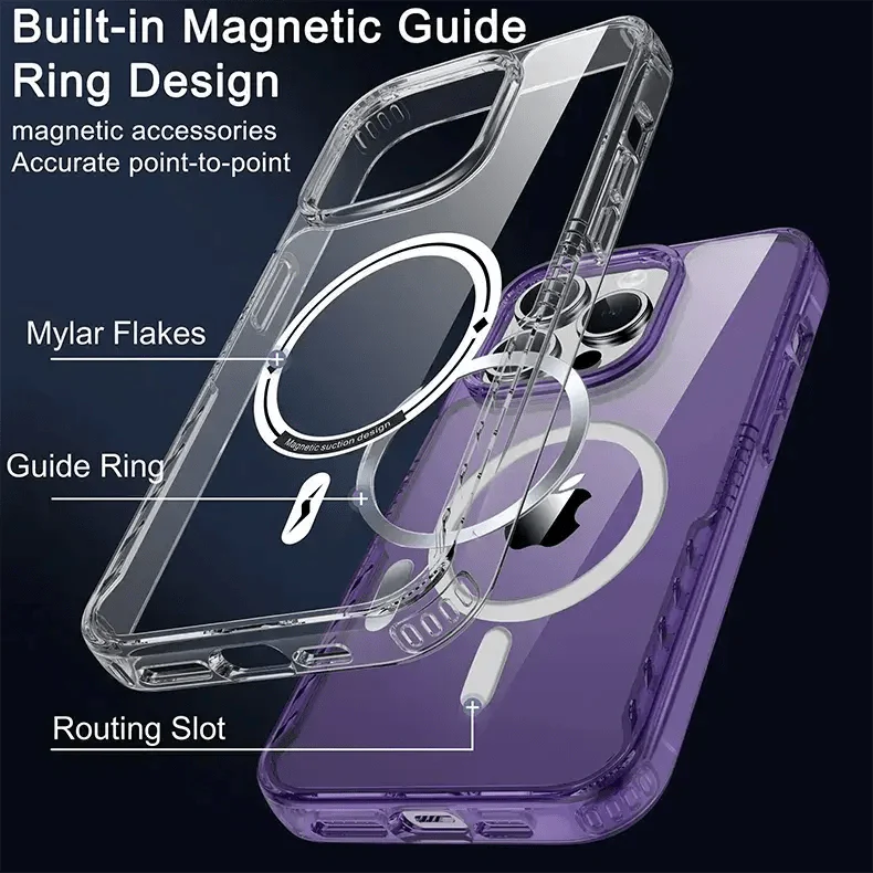 Magnetic Suction Ultra Strong MagSafe Phone Back Case for Apple iPhone