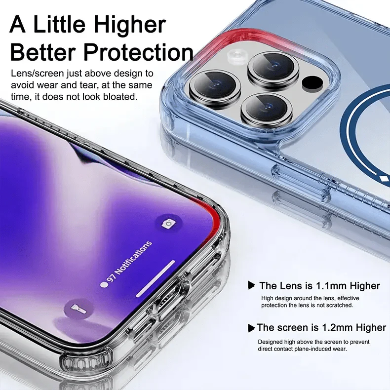 Magnetic Suction Ultra Strong MagSafe Phone Back Case for Apple iPhone